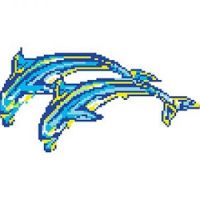 porcelain mosaic design dolphin 13
