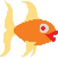 porcelain mosaic design fish