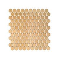 hexagon mosaic bronze
