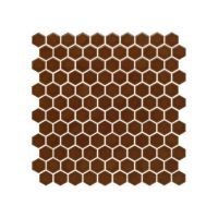 hexagon mosaic light brown