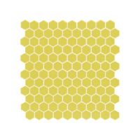 hexagon mosaic yellow